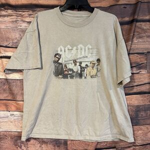 AC/DC Dirty Deeds Done Dirt Cheap XL T-shirt Short Sleeve Graphic Tee Album